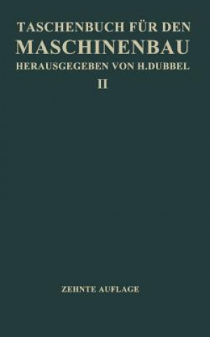 Könyv Taschenbuch Fur Den Maschinenbau H. Baer