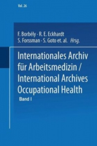 Buch Internationales Archiv fur Arbeitsmedizin / International Archives of Occupational Health F. Borbély