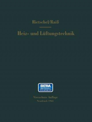 Kniha H. Rietschels Lehrbuch Der Heiz- Und Luftungstechnik Wilhelm Raiss