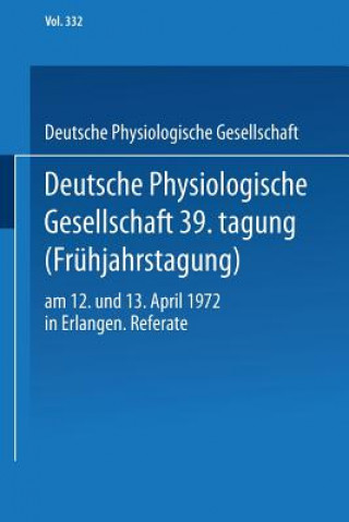 Carte Deutsche Physiologische Gesellschaft 39. Tagung (Fruhjahrstagung) 