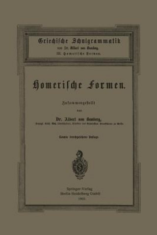 Knjiga Griechische Schulgrammatik Albert von Bamberg