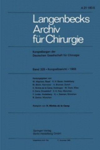 Carte Langenbecks Archiv fur Chirurgie 