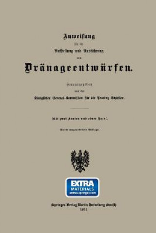 Buch Anweisung Fur Die Aufstellung Und Ausfuhrung Von Dranageentwurfen 