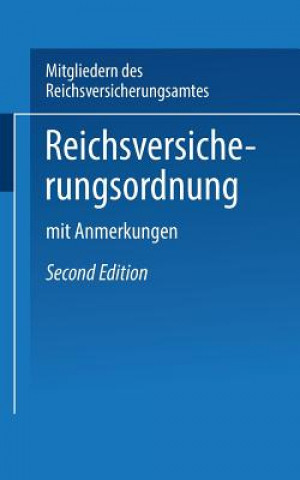 Knjiga Reichs-Versicherungsordnung 