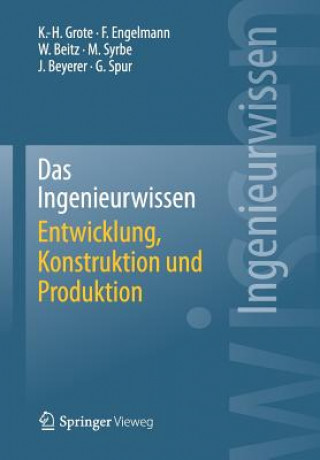 Carte Das Ingenieurwissen: Entwicklung, Konstruktion Und Produktion Karl-Heinz Grote