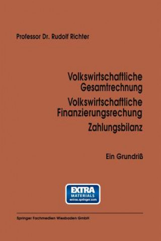 Książka Volkswirtschaftliche Gesamtrechnung Volkswirtschaftliche Finanzierungsrechnung Zahlungsbilanz Rudolf Richter