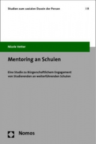Kniha Mentoring an Schulen Nicole Vetter