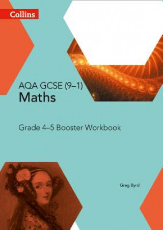 Carte AQA GCSE (9-1) Maths Grade 4-5 Booster Workbook 