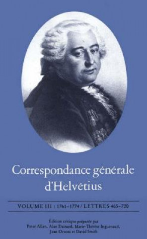 Książka Correspondance Generale d'Helvetius David Warner Smith