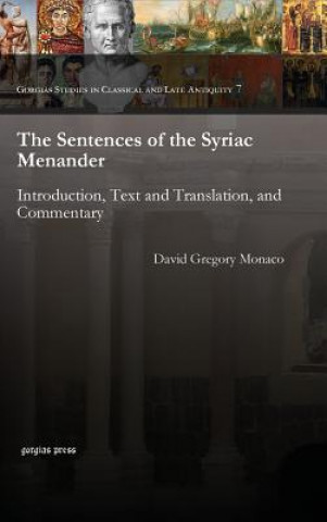 Kniha Sentences of the Syriac Menander David Monaco