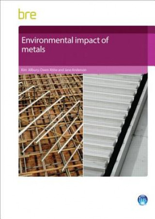 Kniha Environmental Impact of Metals Kim Allbury