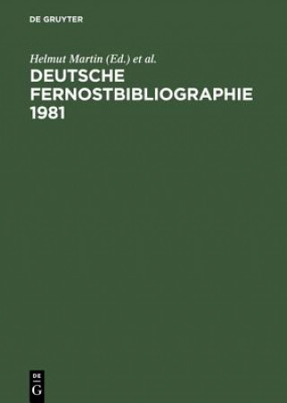 Carte Deutsche Fernostbibliographie 1981 Helmut Martin
