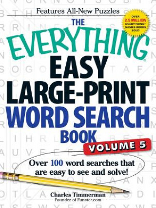 Book Everything Easy Large-Print Word Search Book, Volume 5 Charles Timmerman