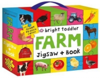 Kniha Farm Jigsaw and Book Roger Priddy