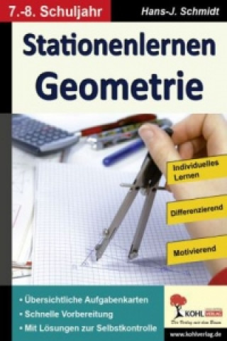 Książka Stationenlernen Geometrie 7.-8. Schuljahr Hans-J. Schmidt