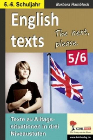 Kniha English texts - The next, please. 5.-6. Schuljahr Barbara Hamblock