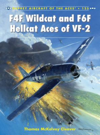 Könyv F4F Wildcat and F6F Hellcat Aces of VF-2 Thomas McKelvey Cleaver