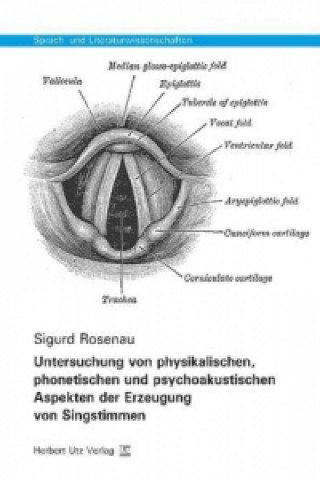 Kniha Untersuchung von physikalischen, phonetischen und psychoakustischen Aspekten der Erzeugung von Singstimmen Sigurd Rosenau