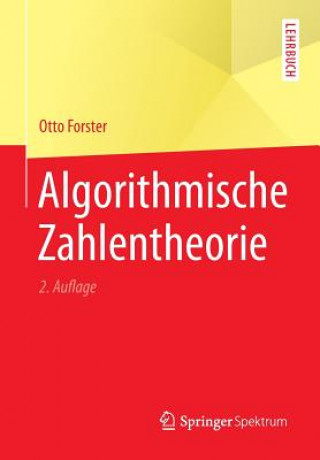 Könyv Algorithmische Zahlentheorie Otto Forster