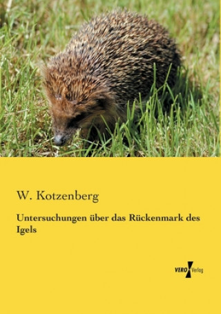 Carte Untersuchungen uber das Ruckenmark des Igels W. Kotzenberg