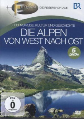 Filmek Die Alpen von West nach Ost, 5 DVDs Br-Fernweh