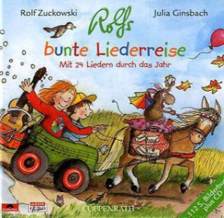 Könyv Rolfs bunte Liederreise, m. Audio-CD Rolf Zuckowski