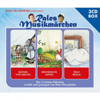 Audio Hänsel und Gretel, Der Froschkönig, Frau Holle, 3 Audio-CDs Wilhelm Grimm