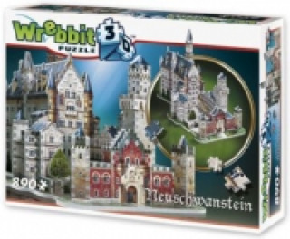 Joc / Jucărie Neuschwanstein Castle - 3D (Puzzle) 