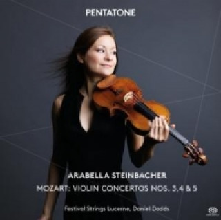 Audio Violin Concertos 3-5, 1 Audio-CD Wolfgang Amadeus Mozart