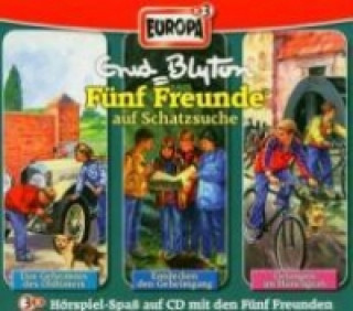 Audio Fünf Freunde auf Schatzsuche, 3 Audio-CDs Enid Blyton