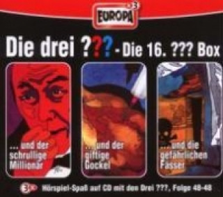 Audio Die drei ??? - Die 16. Box. Box.16, 3 Audio-CDs Alfred Hitchcock