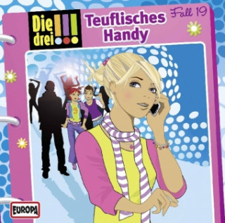 Zvok Die drei !!! - Teuflisches Handy, 1 Audio-CD 