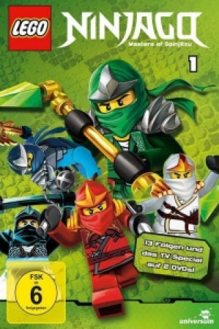 Видео LEGO Ninjago. Staffel.1, 2 DVDs 