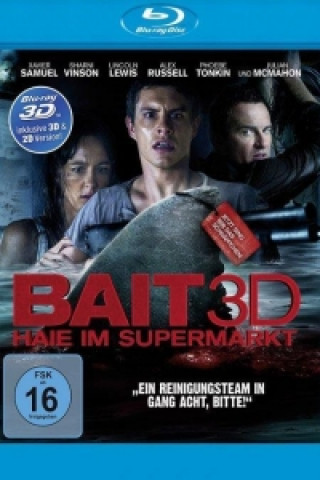 Wideo Bait - Haie im Supermarkt 3D, 1 Blu-ray Rodrigo Balart