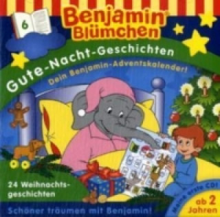 Audio Benjamin Blümchen, Gute-Nacht-Geschichten - 24 Weihnachtsgeschichten, Audio-CD Benjamin Blümchen/Gute-Nacht-Geschichten