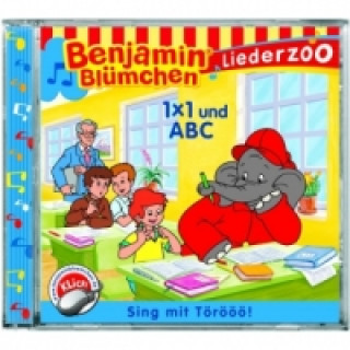 Audio Benjamin Blümchen Liederzoo - 1x1 und A,B,C, 1 Audio-CD, 1 Audio-CD Benjamin Blümchen