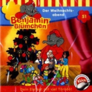 Audio Benjamin Blümchen - Der Weihnachtsabend, Audio-CD Elfie Donnelly