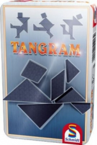 Hra/Hračka Tangramy v plechové krabičce 