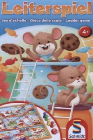 Game/Toy Dětská hra Myšky a žebříky v plechové krabičce 