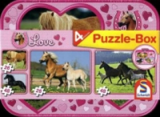 Hra/Hračka Pferde (Kinderpuzzle), Puzzle-Box 