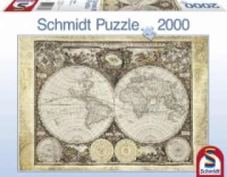 Játék Historische Weltkarte (Puzzle) 