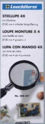Hra/Hračka Stiellupe mit Glaslinse, 4-fache Vergrößerung 