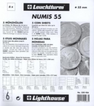 Kniha Numis Münzhüllen 55, 5er-Packung Leuchtturm Albenverlag
