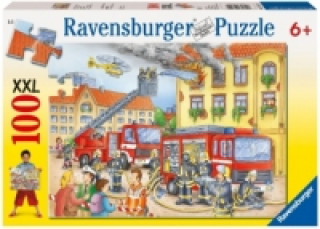 Hra/Hračka Ravensburger Kinderpuzzle - 10822 Unsere Feuerwehr - Puzzle für Kinder ab 6 Jahren, mit 100 Teilen im XXL-Format Stefan Lohr