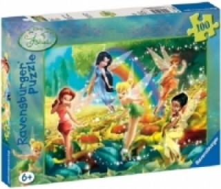 Joc / Jucărie Ravensburger Kinderpuzzle - 10972 Meine Fairies - Disney Feen-Puzzle für Kinder ab 6 Jahren, mit 100 Teilen im XXL-Format Walt Disney