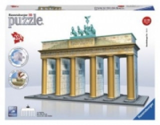 Joc / Jucărie Ravensburger 3D Puzzle 12551 Brandenburger Tor - 324 Teile - Das Berliner Wahrzeichen für Puzzlefans ab 10 Jahren 