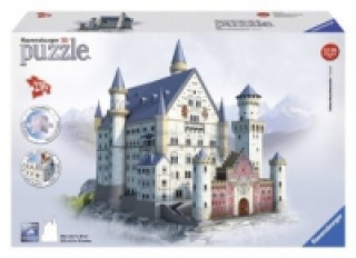 Játék Ravensburger 3D Puzzle 12573 - Schloss Neuschwanstein - 216 Teile - Für alle Märchenschloss Fans ab 10 Jahren 
