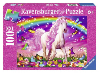 Játék Ravensburger Kinderpuzzle - 13927 Pferdetraum - Pferde-Puzzle für Kinder ab 6 Jahren, mit 100 Teilen im XXL-Format, mit Glitzer Michael Searle