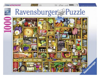 Joc / Jucărie Ravensburger Puzzle 19298 - Kurioses Küchenregal - 1000 Teile Puzzle für Erwachsene und Kinder ab 14 Jahren Ravensburger