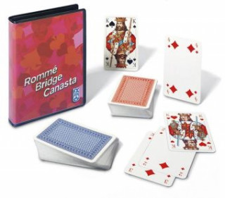 Hra/Hračka Rommé, Canasta, Bridge (Spielkarten) 